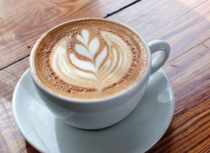 Caramel latte art